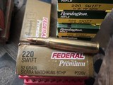 220 Swift Ammo Ammunition 216 Assorted Rounds - 4 of 5