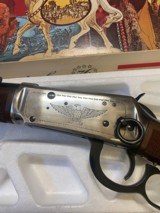 WINCHERSTER 94BICENTENNIAL '7630-30 WITH WALL RACK NIB & AMMO - 4 of 7