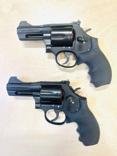 NEW PAIR OF S&W NIGHT GUARDS .357 & .44 SPECIAL REVOLVERS - Image 1 of 6