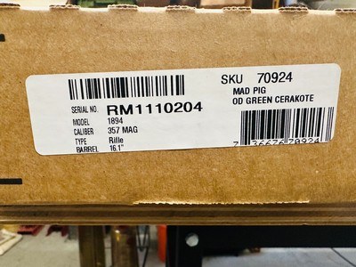 NEW IN BOX MARLIN MAD PIG EDITION .357 RIFLE. - Image 6 of 6