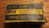 .455 COLT Ammo, Canadian Industries Limited.Dominion, Webley, Smith and Wesson,
- 2 of 8