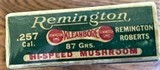 .257 Remington Roberts Kleanbore Mushroom Bullet Full Box .257 Roberts - 2 of 4