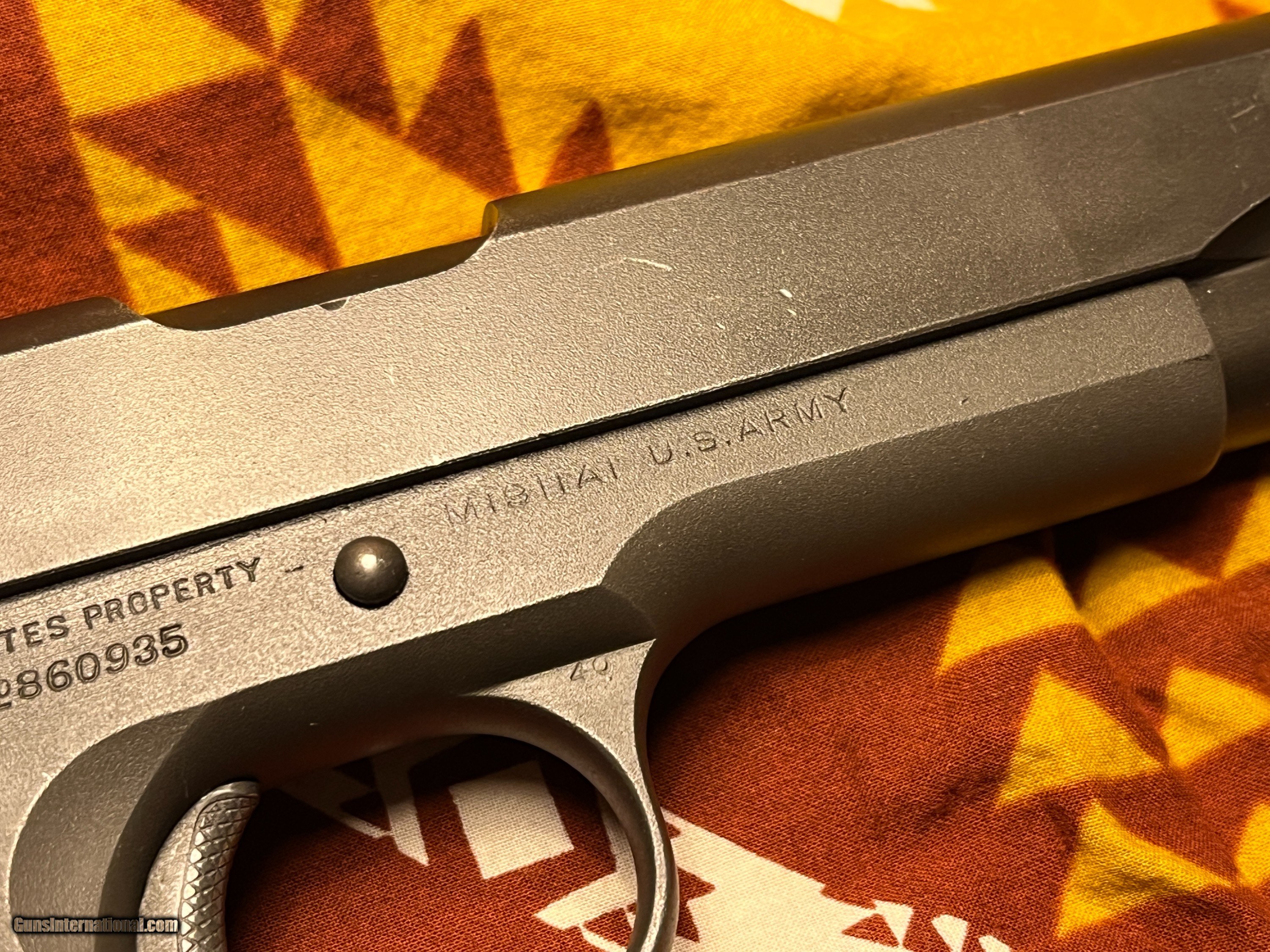 Colt 1911A1 - Commercial to Military Conversion