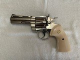 1976 Colt Python 357 Magnum 4" Nickel - 5 of 6