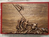 COLT 1911 WOOD PRESENTATION BOX/With 3D CUT MOUNT SURIBACHI IWO JIMA - 11 of 11