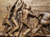 COLT 1911 WOOD PRESENTATION BOX/With 3D CUT MOUNT SURIBACHI IWO JIMA - 4 of 11