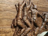 COLT 1911 WOOD PRESENTATION BOX/With 3D CUT MOUNT SURIBACHI IWO JIMA - 8 of 11