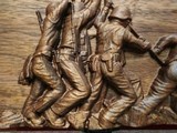 COLT 1911 WOOD PRESENTATION BOX/With 3D CUT MOUNT SURIBACHI IWO JIMA - 9 of 11