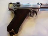 Rare John Martz stainless Artillery Luger - 8 of 10