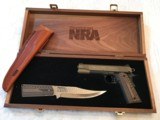 Kimber NRA Custom II 45 limited edition set with knife and case - 1 of 7