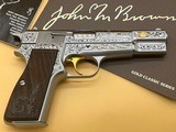 Browning Hi Power Full Engraved Gold Classic 45 of 500 Rare Investors DreamAll Boxes, Papers & Presentation Case - 1 of 2