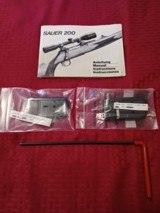 SAUER MODEL 200 BOLT ACTION .270 WIN W/1 MAG AND EXTRA .308 WIN BARREL W/2MAGS - 3 of 15