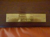 WINCHESTER 1976 U. S. BICENTENNIAL CARBINE .30-30 W/BOX & WOOD DISPLAY - 12 of 15