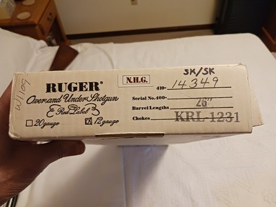 Ruger Red Label O/U 12ga Shotgun 26 inch SK/SK barrels with Box - Image 2 of 15