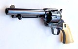 COLT-USFA Single Action Army .45 Colt, One Of A Kind Custom Gun, 1876 Serial Number & Rollmarks, Turnbull Color Case, Charcoal Blue & Fire Blue Screws