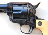 COLT-USFA Single Action Army .45 Colt, One Of A Kind Custom Gun, 1876 Serial Number & Rollmarks, Turnbull Color Case, Charcoal Blue & Fire Blue Screws - 7 of 15