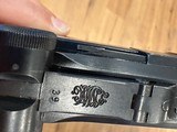 1916 DWM P08, 9mm, ALL MATCHING with 1913 SPANDAU Made, Unit Marked Holster - 11 of 15