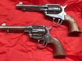 Matched pair Ruger Vaquero revolvers in .45 LC with consecutive serial numbers - 1 of 9