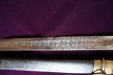 CIVIL WAR CONFEDERATE W J MCELROY FOOT OFFICER SWORD W ETCHED SIGNED BLADE - 8 of 11