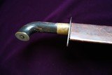 CIVIL WAR CONFEDERATE LARGE BOWIE KNIFE COLLECTION OF LEWIS LEIGH OF VIRGINIA - 5 of 15