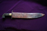 CIVIL WAR CONFEDERATE LARGE BOWIE KNIFE COLLECTION OF LEWIS LEIGH OF VIRGINIA - 3 of 15