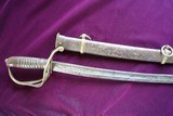 CIVIL WAR CONFEDERATE COLLEGE HILL ARSENAL CAVALRY SWORD WITH LARGE CSA ON GUARD - 4 of 9