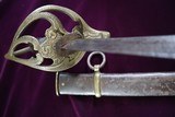 CIVIL WAR CONFEDERATE COLLEGE HILL ARSENAL CAVALRY SWORD WITH LARGE CSA ON GUARD - 6 of 9