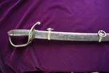 CIVIL WAR CONFEDERATE COLLEGE HILL ARSENAL CAVALRY SWORD WITH LARGE CSA ON GUARD - 3 of 9