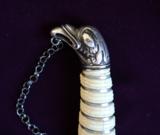 AMERICAN REVOLUTIONARY WAR PRESENTATION GRADE EAGLE HEAD SILVER HILT HANGER SWORD CA 1775-1780 - 7 of 9