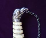 AMERICAN REVOLUTIONARY WAR PRESENTATION GRADE EAGLE HEAD SILVER HILT HANGER SWORD CA 1775-1780 - 6 of 9