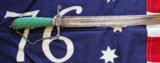 AMERICAN REVOLUTIONARY WAR SILVER HILT SWORD W GREEN IVORY HANDLE HALLMARKED 1773 - 2 of 7