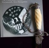 AMERICAN REVOLUTIONARY WAR EAGLE HEAD SILVER HILT BALTIMORE SWORD 1776 BILL GUTHMAN AMERICANA - 7 of 11
