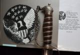 AMERICAN REVOLUTIONARY WAR BALTIMORE EAGLE HEAD SILVER HILT SWORD OWNED BY GUTHMAN CA 1780-85 - 2 of 12