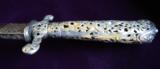 AMERICAN FRENCH INDIAN WAR REVOLUTIONARY WAR SILVER HILT SMALL SWORD HALLMARKED C 1745-55 - 13 of 14