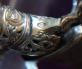 AMERICAN FRENCH INDIAN WAR REVOLUTIONARY WAR SILVER HILT SMALL SWORD HALLMARKED C 1745-55 - 8 of 14