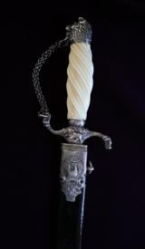 AMERICAN REVOLUTIONARY WAR LION HEAD SILVER HILT SWORD HALLMARKED 1765 - 1 of 15