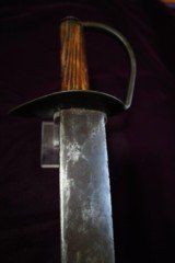 CIVIL WAR CONFEDERATE LARGE D GUARD BOWIE KNIFE ARTILLERY SWORD - 7 of 11