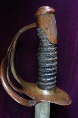 CIVIL WAR CONFEDERATE THOMAS LEECH MENPHIS NOVELTY WORKS CAVALRY SWORD MARKED MENPHIS - 12 of 15