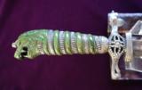 FRENCH INDIAN WAR REVOLUTIONARY WAR LION HEAD SILVER HILT SWORD GUTHMAN C 1750 - 8 of 15