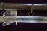 CIVIL WAR CONFEDERATE OFFICER J C WILSON HOUSTON TEXAS SWORD 5 KNOWN EXAMPLES FROM KEVIN HOFFMAN COLLECTION - 5 of 15