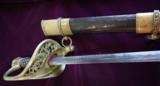 CIVIL WAR CONFEDERATE OFFICER J C WILSON HOUSTON TEXAS SWORD WITH TEXAS 5 POINT STAR 5 KNOWN EXAMPLES - 1 of 15