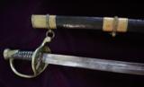 CIVIL WAR CONFEDERATE OFFICER J C WILSON HOUSTON TEXAS SWORD WITH TEXAS 5 POINT STAR 5 KNOWN EXAMPLES - 2 of 15