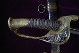 CIVIL WAR CONFEDERATE A H DEWITT SNAKES IN GUARD " DON'T TREAD ON ME" COLUMBUS GEORGIA OFFICER SWORD 1 OF 25 KNOWNW ORIGINAL LEATHER S - 12 of 15