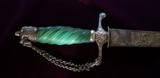 AMERICAN REVOLUTIONARY WAR LION HEAD GREEN GRIP SILVER HILT SWORD MARKED CIRCA 1773 - 6 of 6