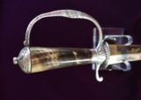 AMERICAN REVOLUTIONARY WAR SILVER HILT HIGH OFFICER NAVAL SWORD HALLMARKED 1770 - 7 of 9