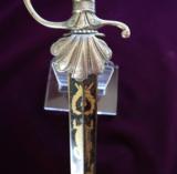 AMERICAN REVOLUTIONARY WAR SILVER HILT HIGH OFFICER NAVAL SWORD HALLMARKED 1770 - 5 of 9