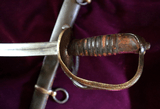 CIVIL WAR CONFEDERATE COLLEGE HILL ARSENAL NASHVILLE CAVALRY SWORD CSA ON GUARD - 7 of 12