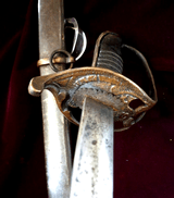 CIVIL WAR CONFEDERATE NASHVILLE PLOW WORKS CAVALRY SWORD W CSA ON GUARD - 4 of 8