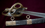 CIVIL WAR CONFEDERATE COLLEGE HILL ARSENAL FOOT OFFICER SWORD PUBLISHED FROM KEVIN HOFFMAN COLLECTION - 1 of 14