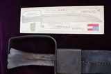 CIVIL WAR CONFEDERATE LARGE 18.5 INCHES D GUARD BOWIE ALABAMA KNIFE NOT SWORD FROM RICHARD BALLARD COLLECTION - 7 of 12